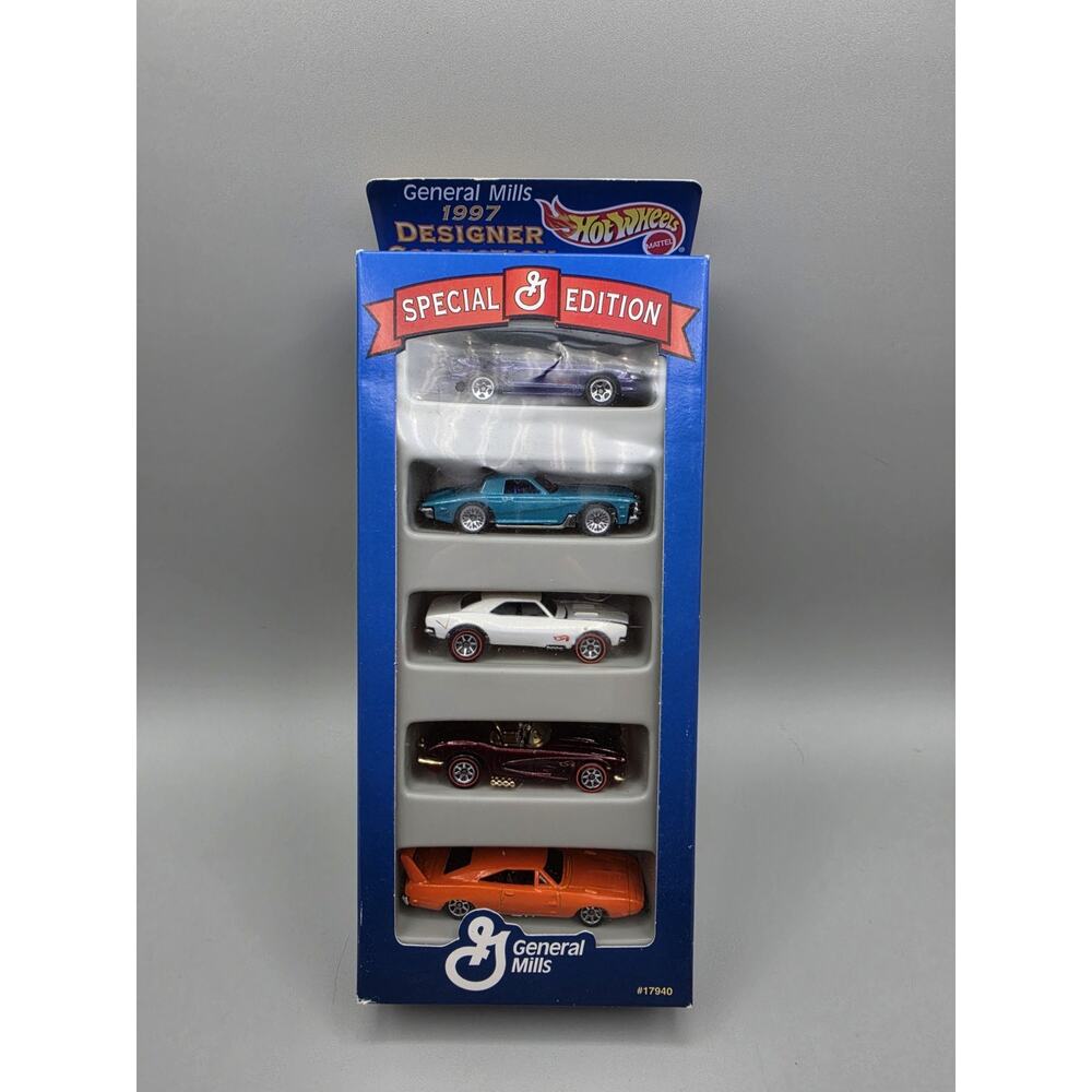 1997 Hot Wheels General Mills Designer Collection 5-Pack Special Edition